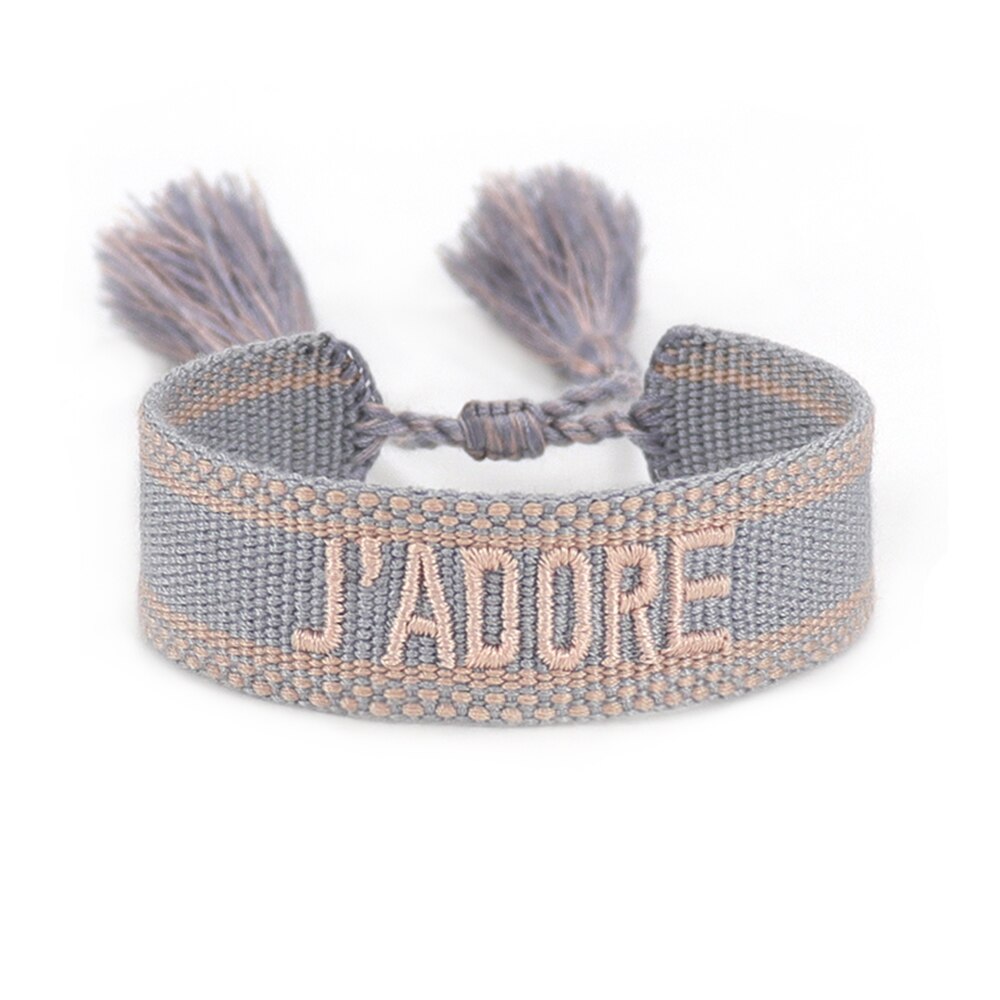 2023 Woven Friendship Bracelets Adjustable Rope Bangle For Women Vintage Braided Tassel Bracelets Wholesale Jewelry