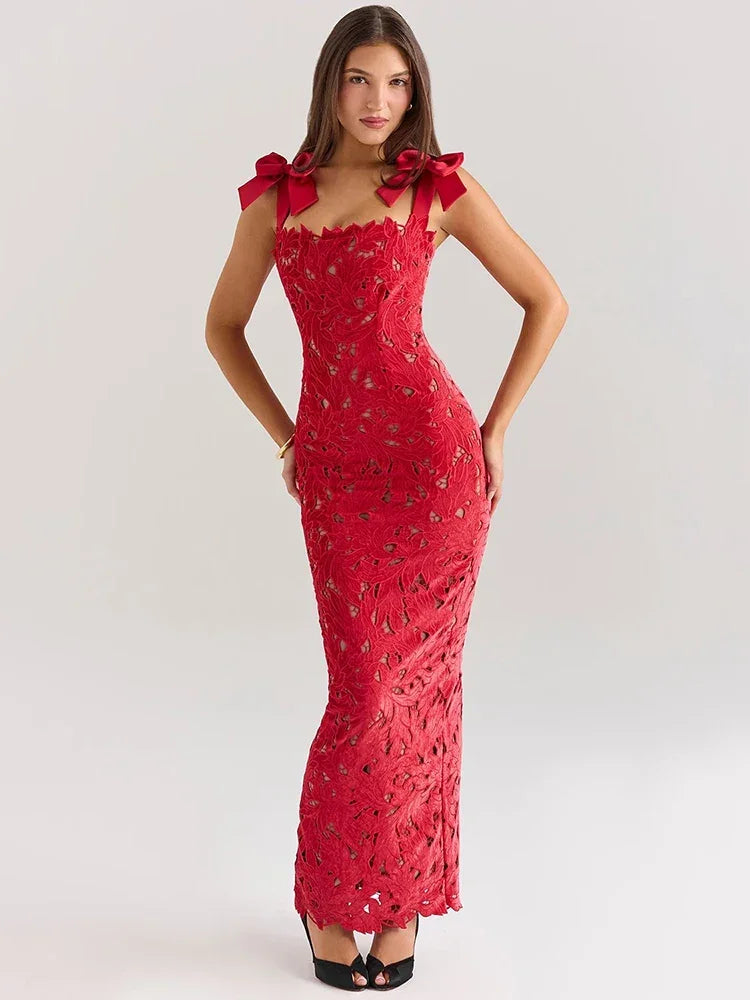 Harmony Lace Maxi Dress Luxlife Brands