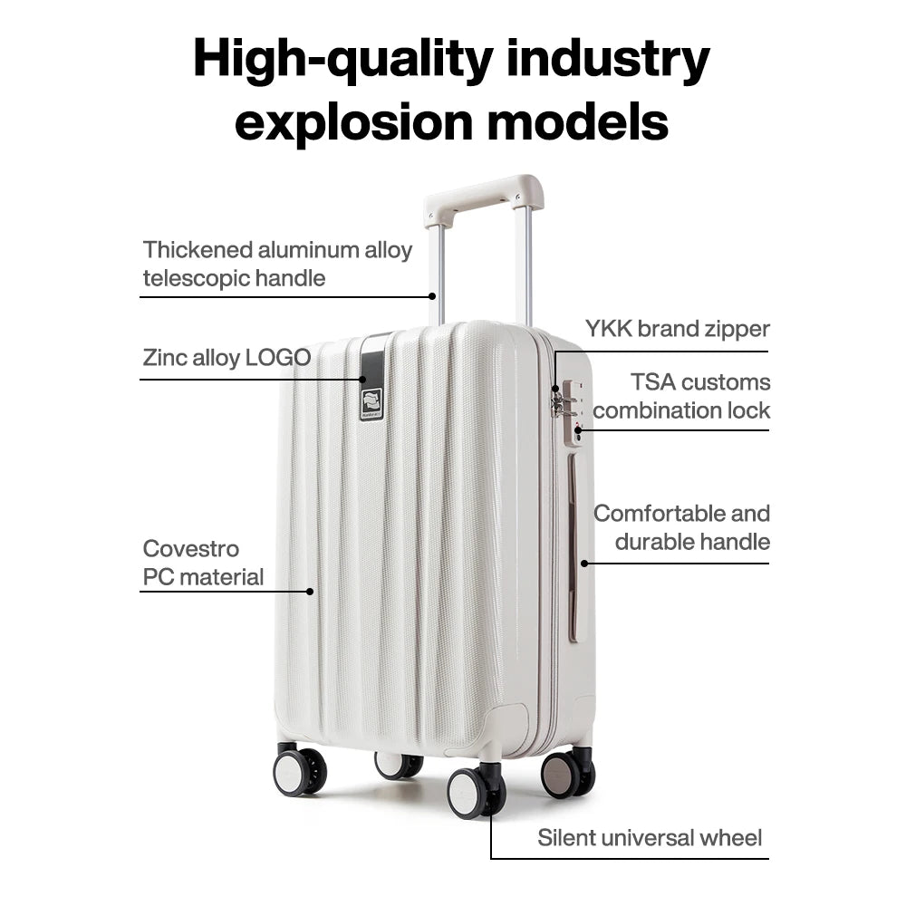 Lux Spinner Luggage Suitcase LUXLIFE BRANDS