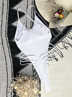 sexy backless bikinis one piece swimsuit bandage bikini thong swimsuit Swimwear Biquini conjunto de bikini tankini beachwear Luxlife Brands