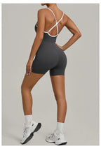 Workout Jumpsuit Sports Overalls Women Rompers Gym Clothing Running Bodysuits Fitness Suits Gym Tracksuit Sportswear Yoga Set Luxlife Brands