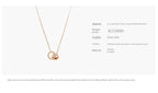 Fashion Ring Buckle Titanium Steel No Fading Girls Necklace Luxlife Brands