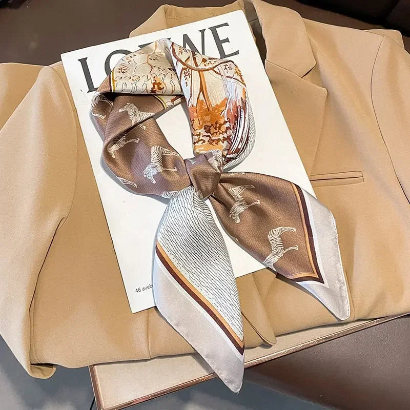 Saturday Afternoon Silk Square Scarf