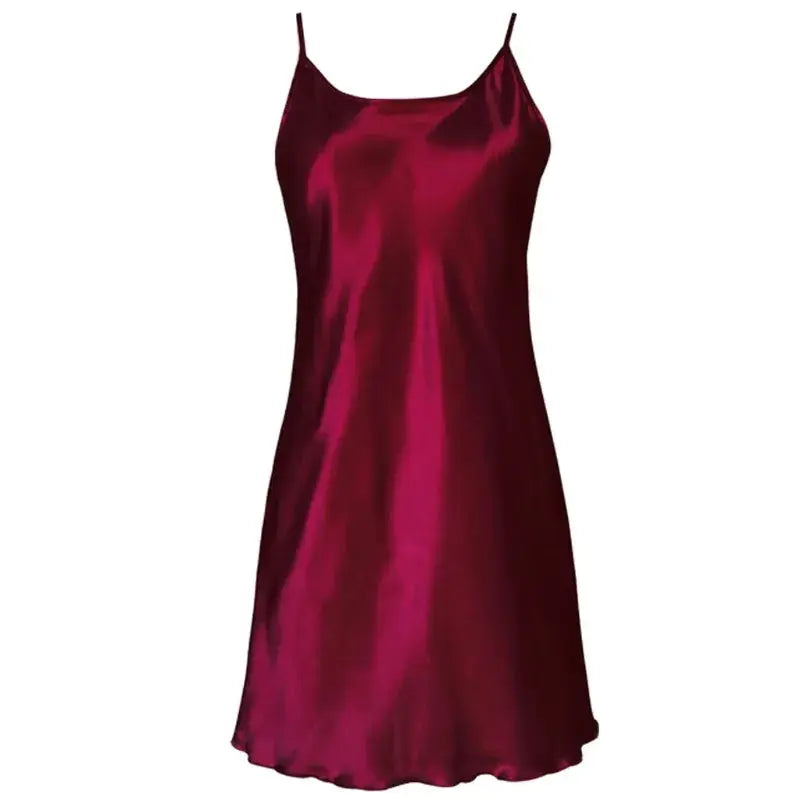 Sasha Satin Summer Dress - LUXLIFE BRANDS
