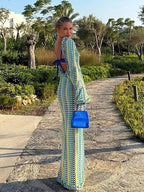 The Vacation Crush Flare Sleeve Maxi Dress Luxlife Brands