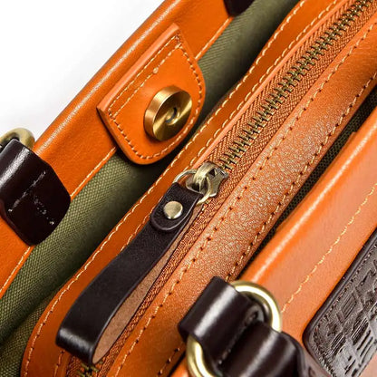 Iconic Leather Vintage Handbag LUXLIFE BRANDS