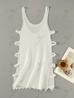 Women's Sexy Knit Side Cut Out Beach Mini Dress Luxlife Brands