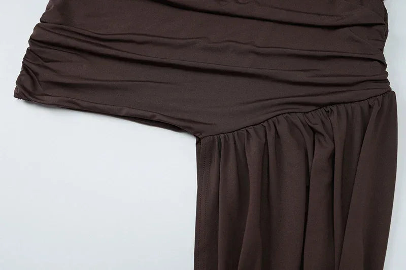 Melissa Draped & Ruched Mini Dress