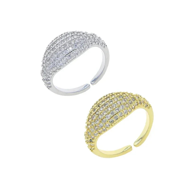 Stella Gold/Platinum Plated 5A Zirconia Rings Luxlife Brands
