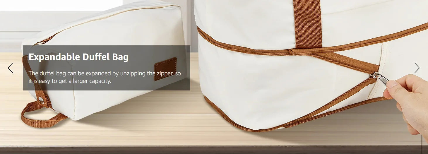 Hard Shell Luggage Sets with Duffel Bag and Toiletry Bag, TSA Lock