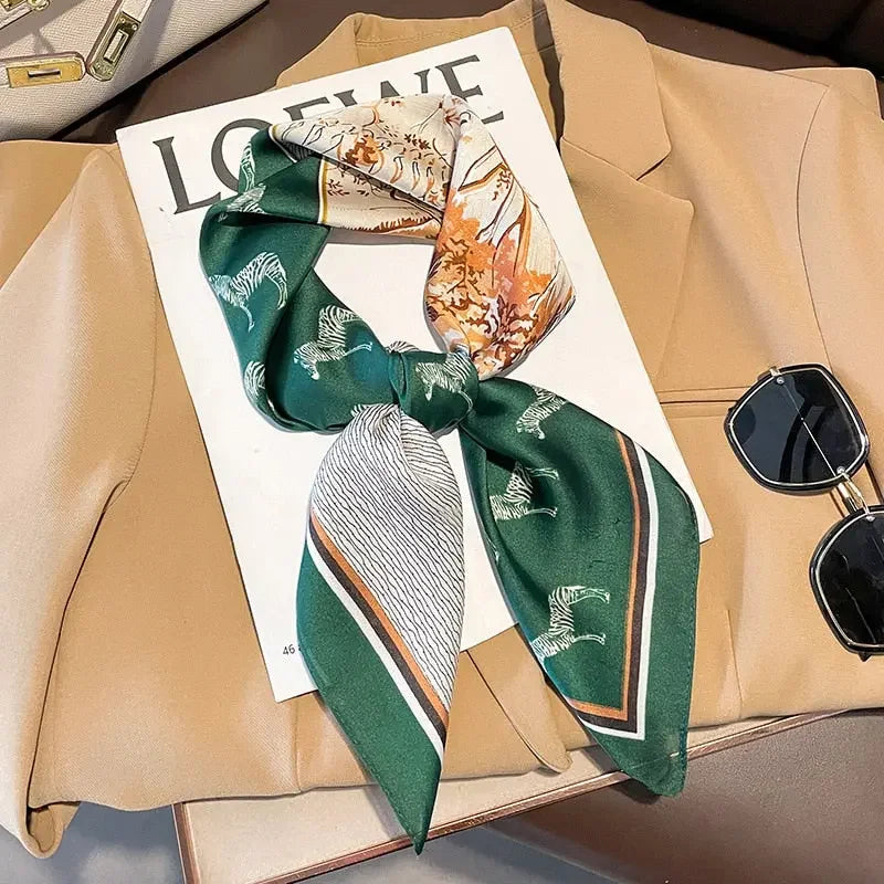 Saturday Afternoon Silk Square Scarf