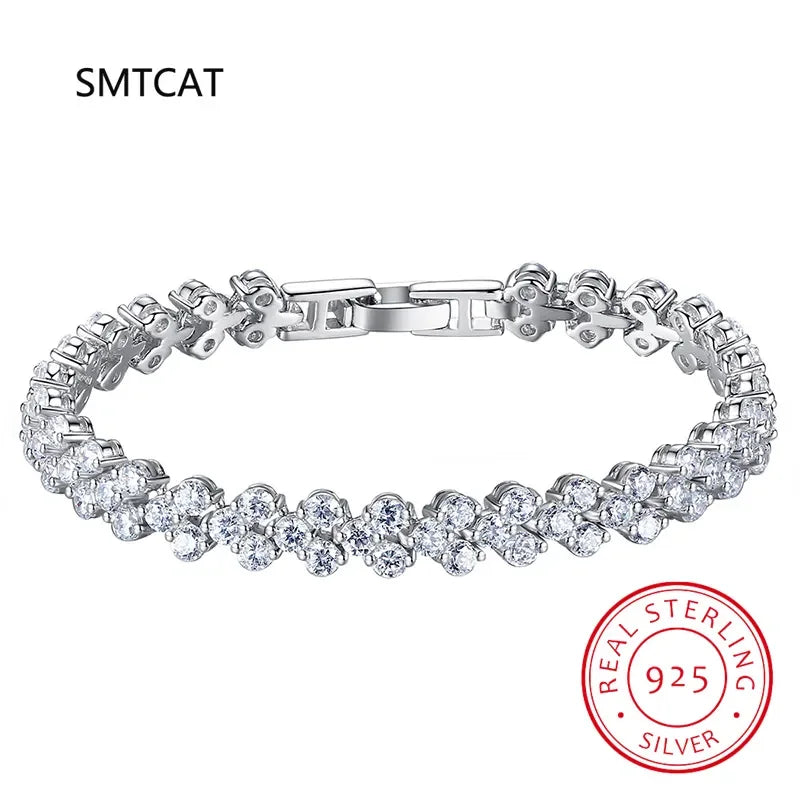 Passion Silver 925 Lab Diamond Bracelet LUXLIFE BRANDS