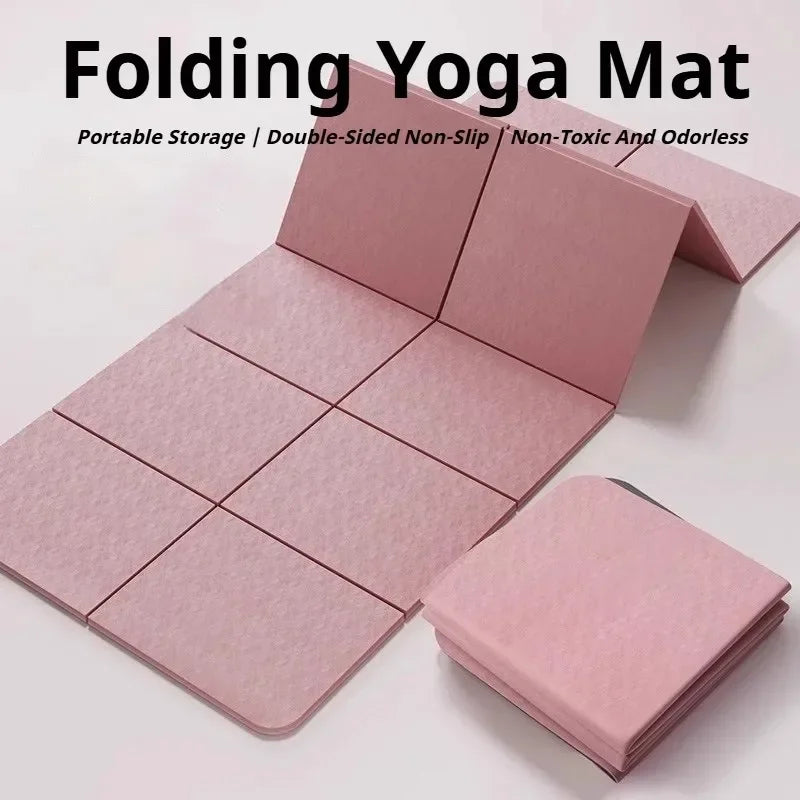 Non Slip Foldable Yoga Mat Eco Friendly