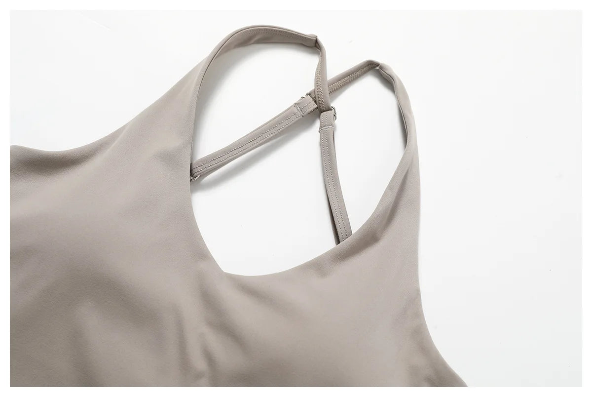 Hearuisavy 2-Piece Yoga Sets Sports Suit Women Fitness Tracksuit Running Workout Shirt Yoga Clothing Quick-Drying Gym Set Women