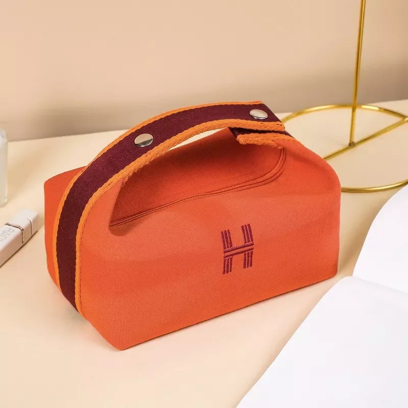 Harmony Canvas Makeup Bag LUXLIFE BRANDS