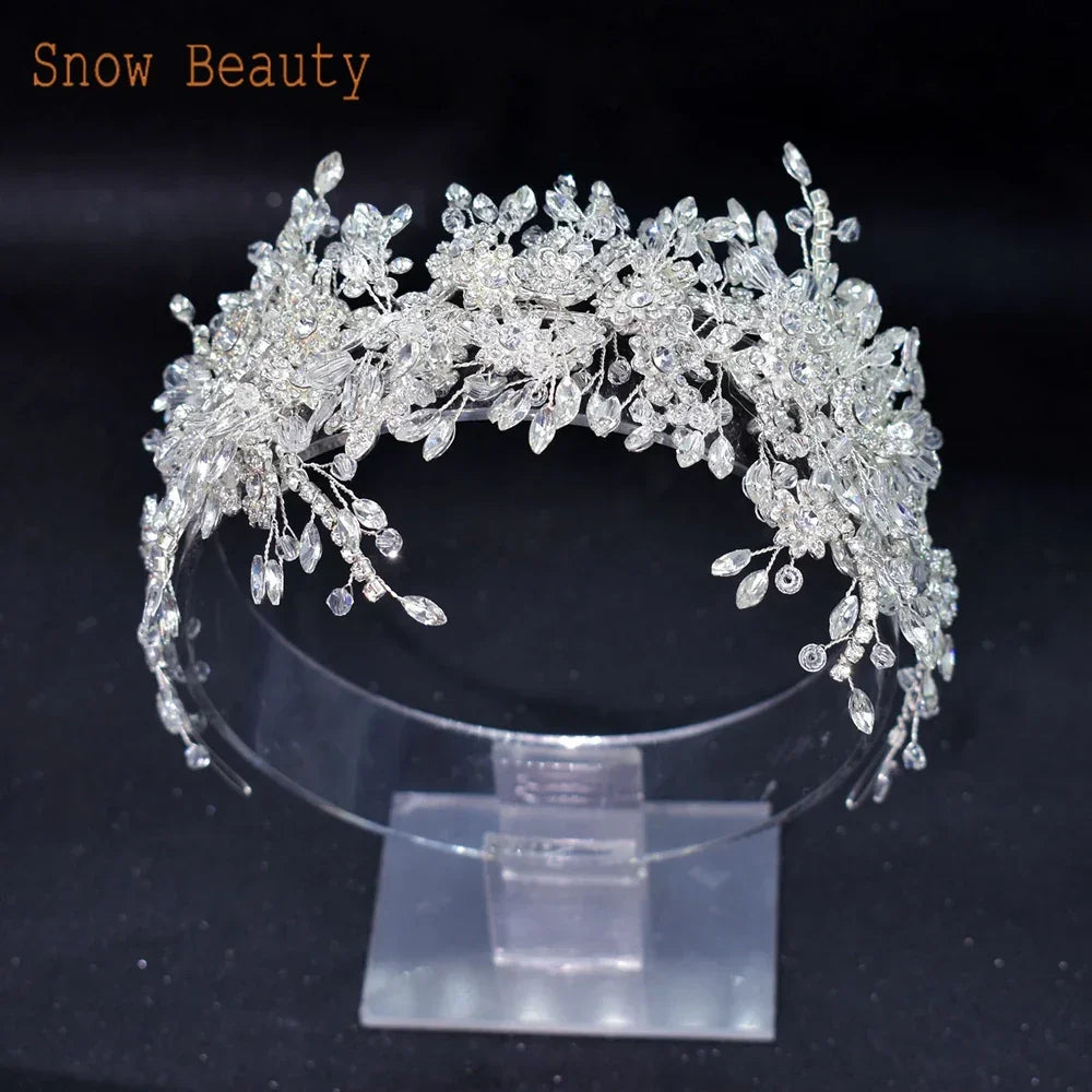 Luxury Bridal Crystal Tiara LUXLIFE BRANDS
