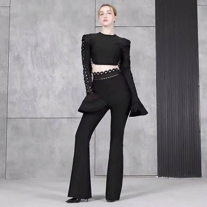 Flare Sleeve Celebrity Fashion Set - LUXLIFE BRANDS