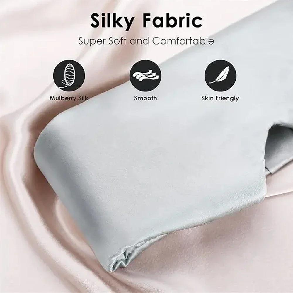 Mulberry Silk Sleeping Mask Eyepatch Blocking Light Eyemask Eyeshade Soft Padded Slaapmasker Travel Sleeping Aid for Sleep Patch Luxlife Brands