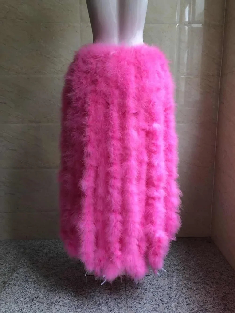 Long Feather Bustle Skirt Costume Accessory