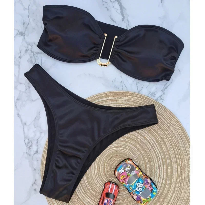 Women’s Bandeau Push Up Bikini Luxlife Brands