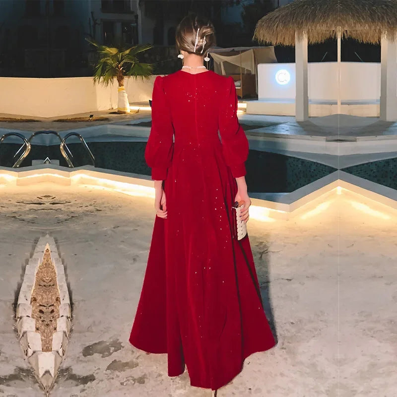 Luxury Red Ceremony Gown Luxlife Brands