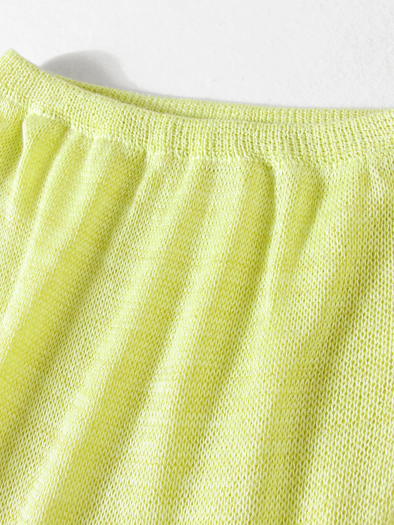 Women Sexy Knit See-through Shiny Top Half Long Skirt Set 2025 Summer Beachwear Swimsuit Cover Up 2 Piece Party Club Outfit K68 Luxlife Brands