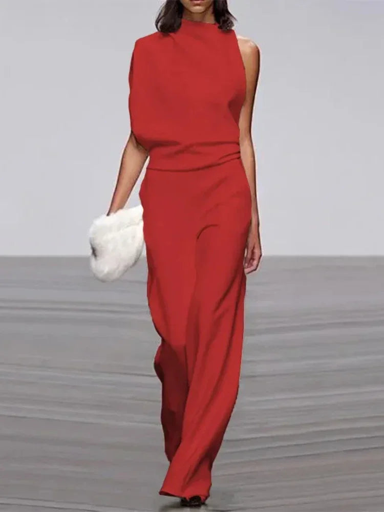 LUX Designer Wide Leg Jumpsuit