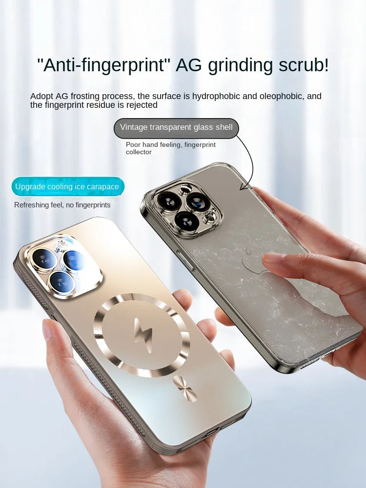 Latest Magnetic and Heat Dissipating iPhone 16 15 14 13 Pro Max plus Case – Full Coverage