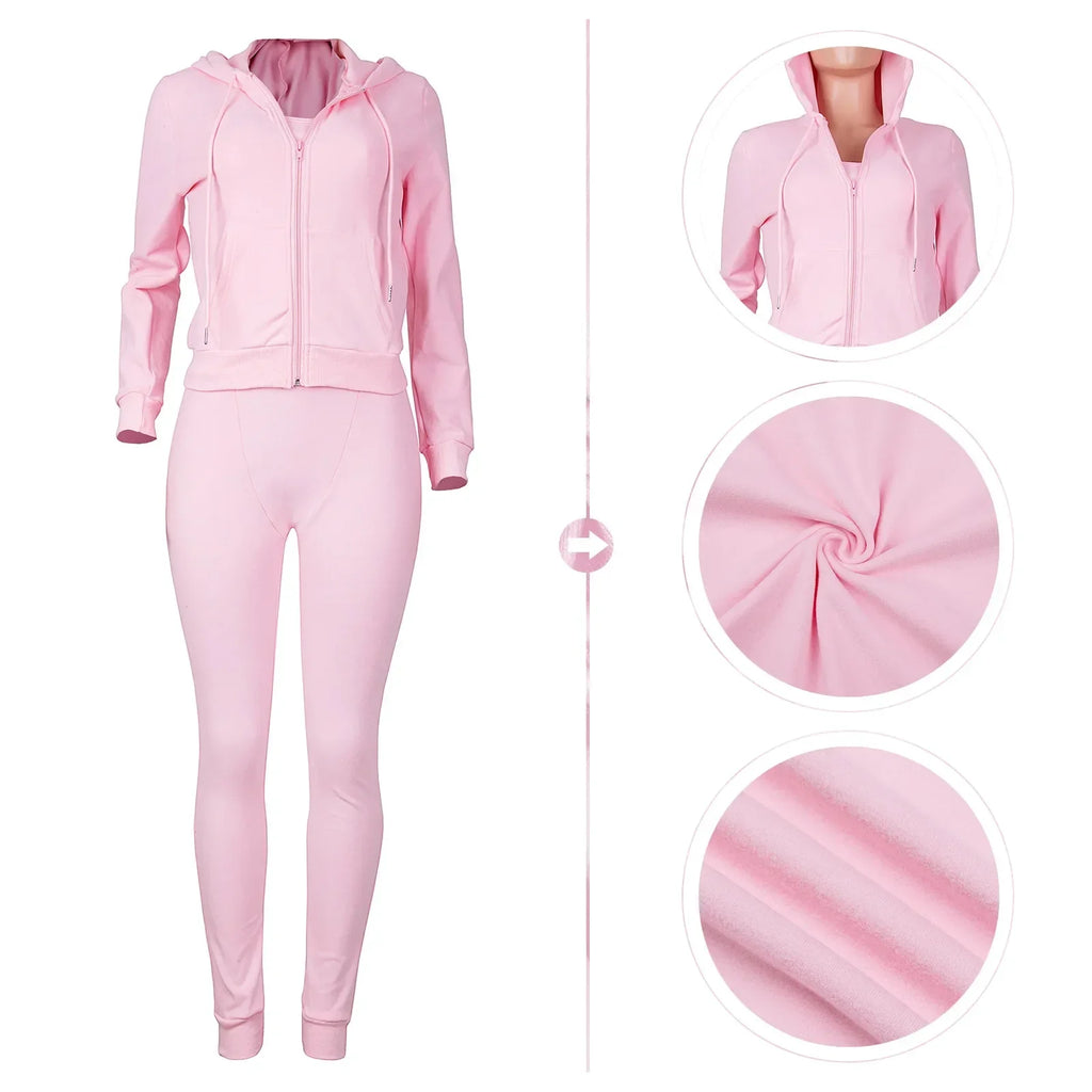 Women’s Thick Fleece Lounge Set LUXLIFE BRANDS