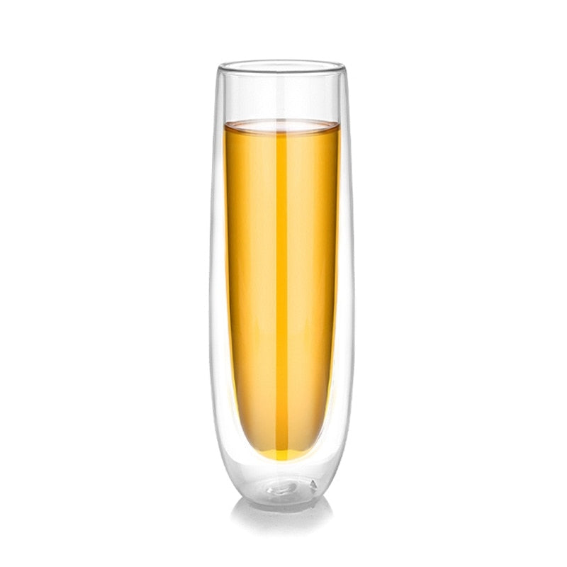 150ml Double wall coffee cup Shot vodka beer glasses Drinking wine glass Water juice cups Creative champagne cockta mug 2020 new