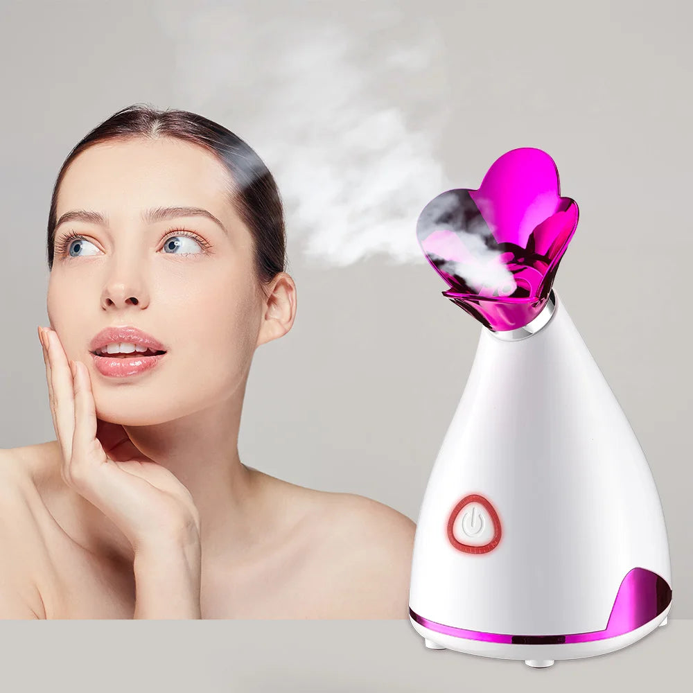 Facial Face Steamer Deep Cleanser Mist Steam Sprayer Spa Skin Vaporizer Promote Blood Circulation 110-240V Drop Shipping
