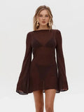 Sunshine Knit Mini Beach Dress Luxlife Brands