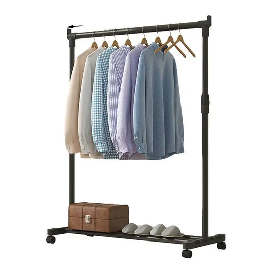 Heavy-Duty Rolling Clothes Rack