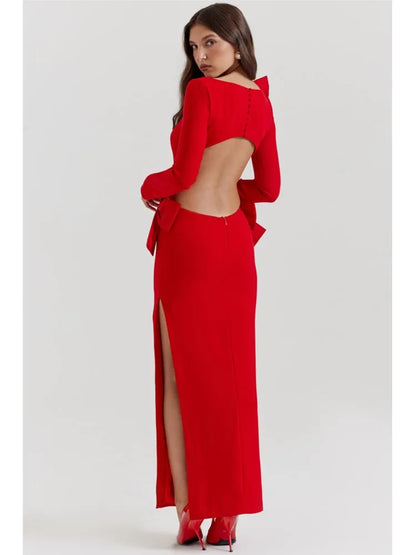 Cupid Backless Maxi Gown LUXLIFE BRANDS