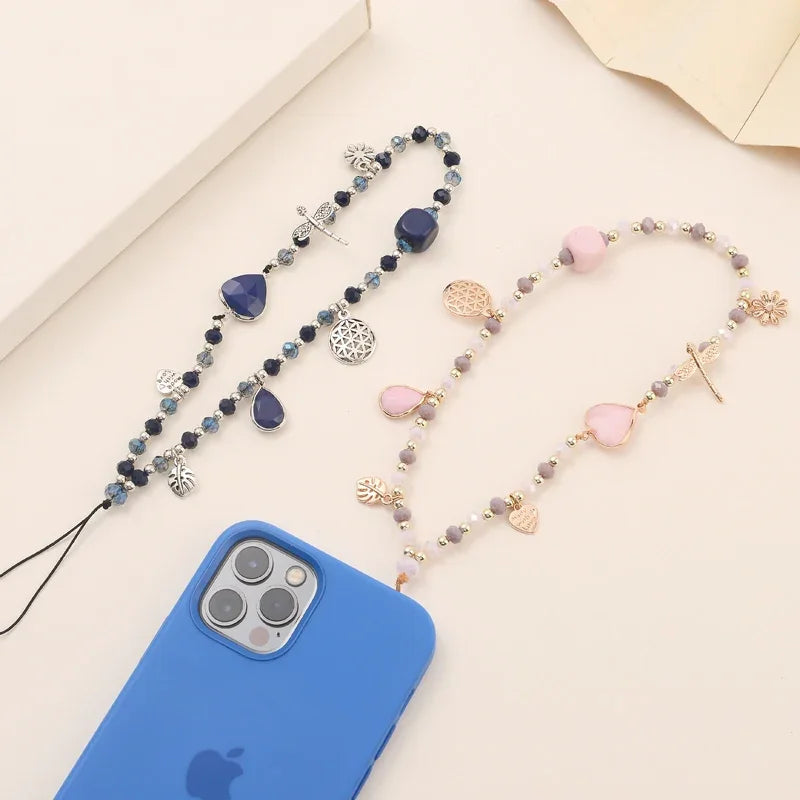 Love Crystal Beaded Phone Charm LUXLIFE BRANDS