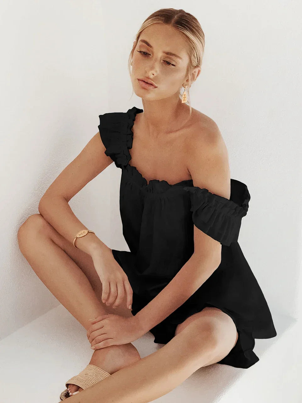 Boho Cotton Sweetheart Lounge Set LUXLIFE BRANDS