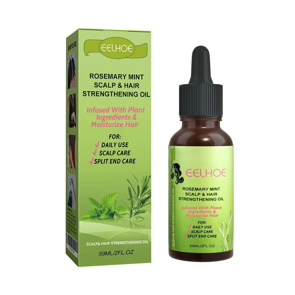 Batana Rosemary Mint Scalp Hair Strengthening Oil