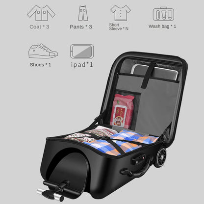 Children's carrier can Sit and Ride with Guardrail TSA Lock Removable Trolley Case Expansion 7CM Boarding Suitcase