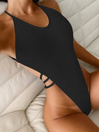 2024 New Sexy Thong One Piece Swimsuit For Women High Cut Swimwear Female Bandage Backless Bathing Suit Beachwear Monokini Swim Luxlife Brands