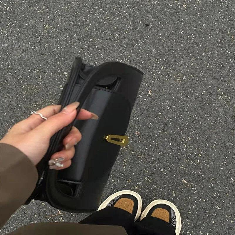 Black Luxury Small Sling Bag LUXLIFE BRANDS