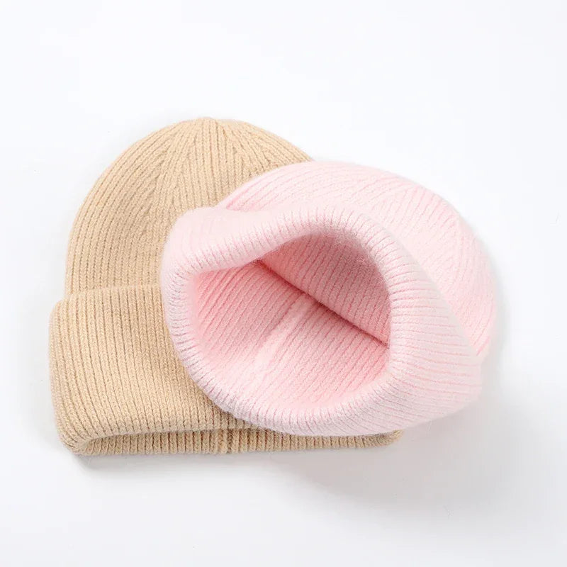 Women Winter Hat Real Rabbit Fur Winter Hats For Women Fashion Warm Beanie Hats Women Solid Adult Cover Head Cap Luxlife Brands