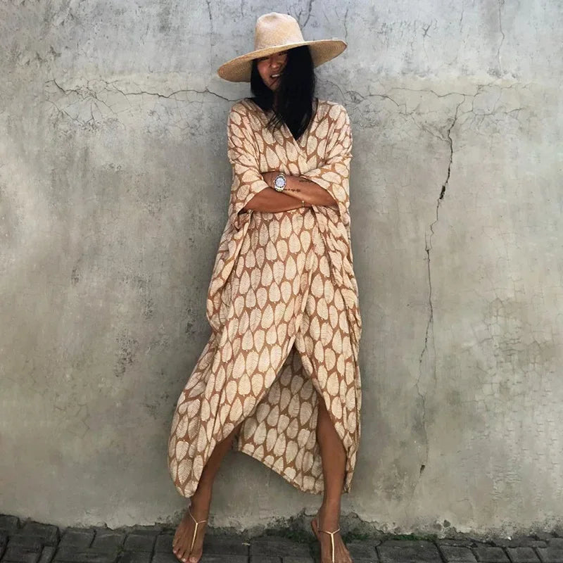 Tie Dye Kimono Summer Dress Luxlife Brands