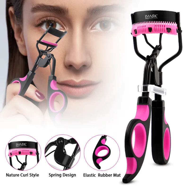 Professional Eyelashes Curling Tweezers Clips Eyelash Curler for Women Long Lasting Eyes Fits All Eye Shapes Make Up Accessories LUXLIFE BRANDS