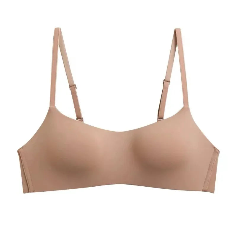 One Piece Sexy Bra Seamless Underwear with Thin Cups Gathered and No Steel Rings for Comfortable Breathable Tops Push Up Bra LUXLIFE BRANDS