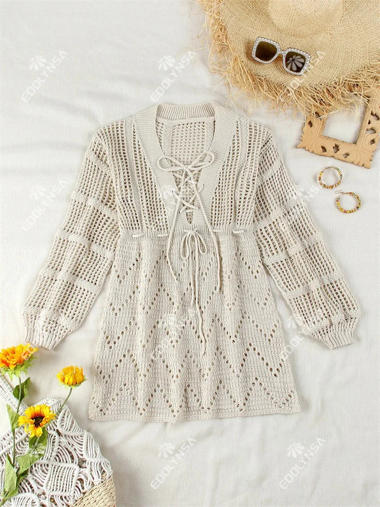 Bali Knit Beach Mini Dress Luxlife Brands