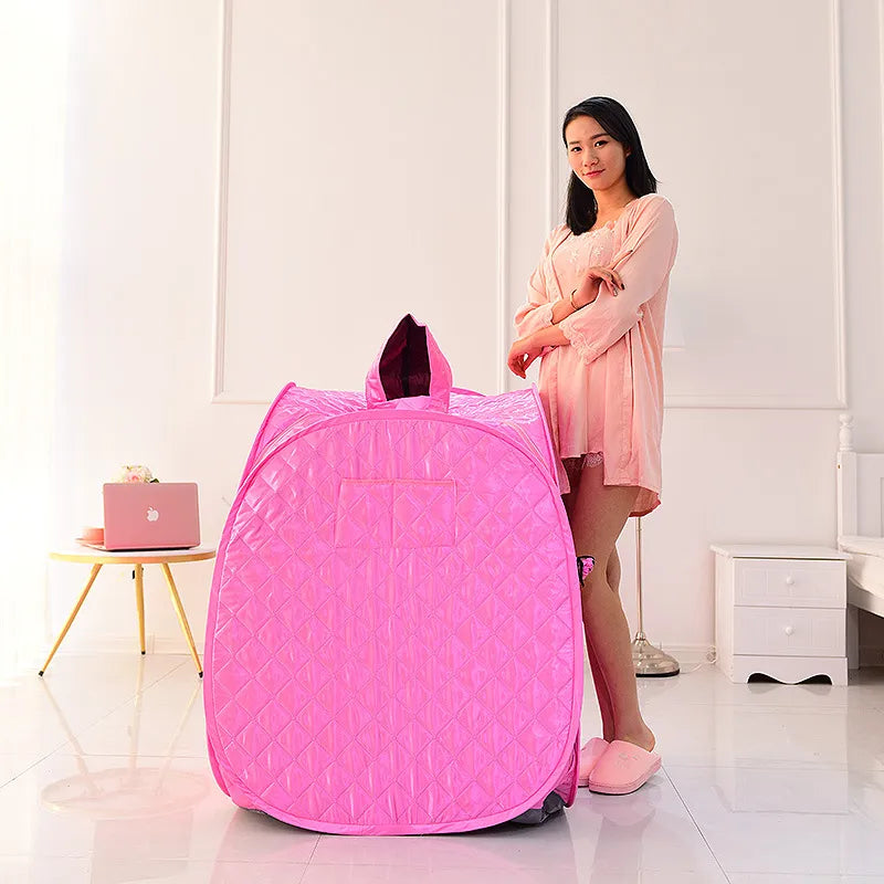 Foldable Steam Sauna Box LUXLIFE BRANDS