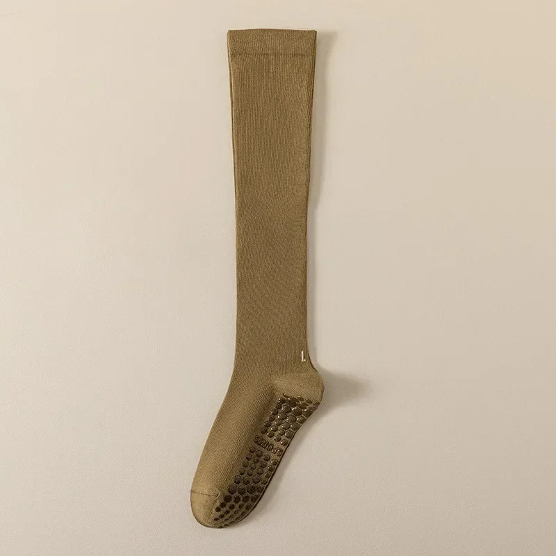 Pilates Cotton Compression Socks Anti Slip