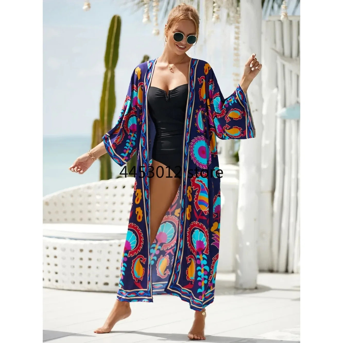 Happiness Kimono Beach Cover Up