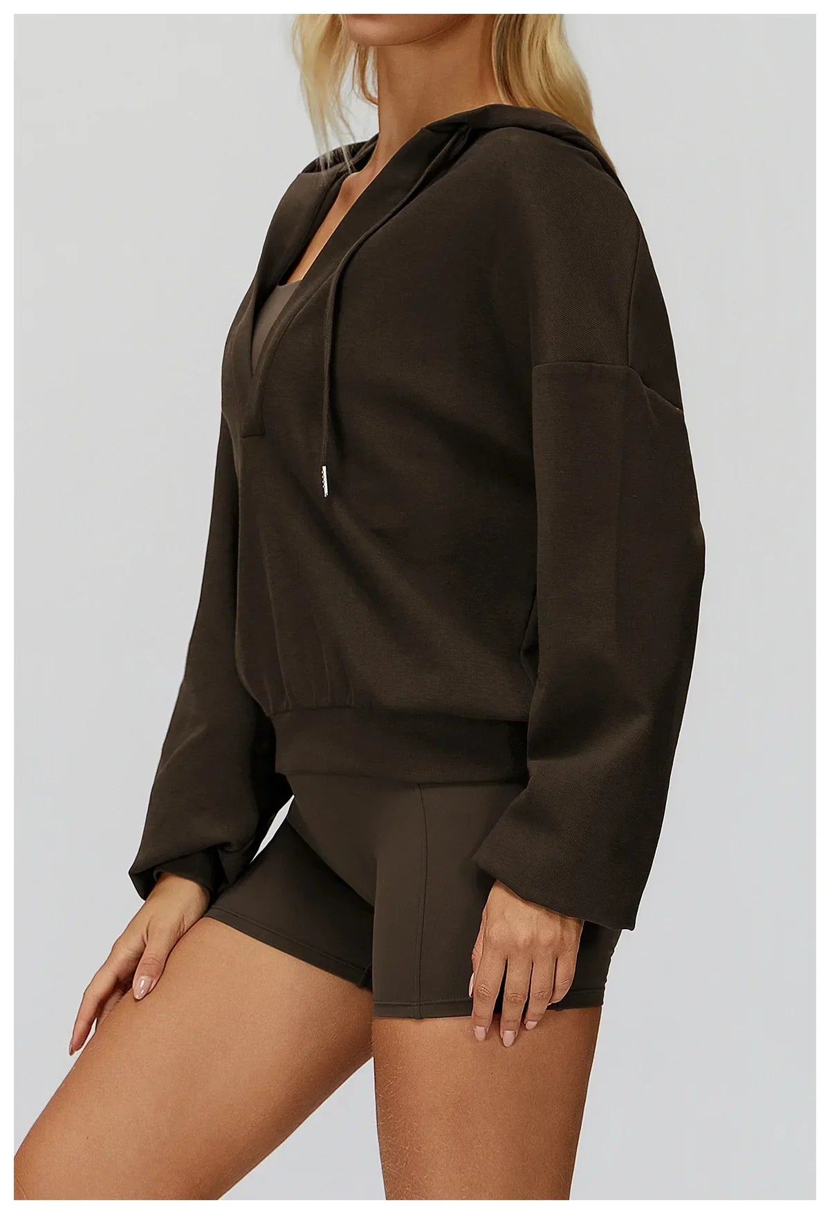 Women Loose Yoga Long Sleeve Gym Fitness Sweatshirt Workout Sports Top Female Running Push Up Sports Shirts Outdoor Long Sleeve