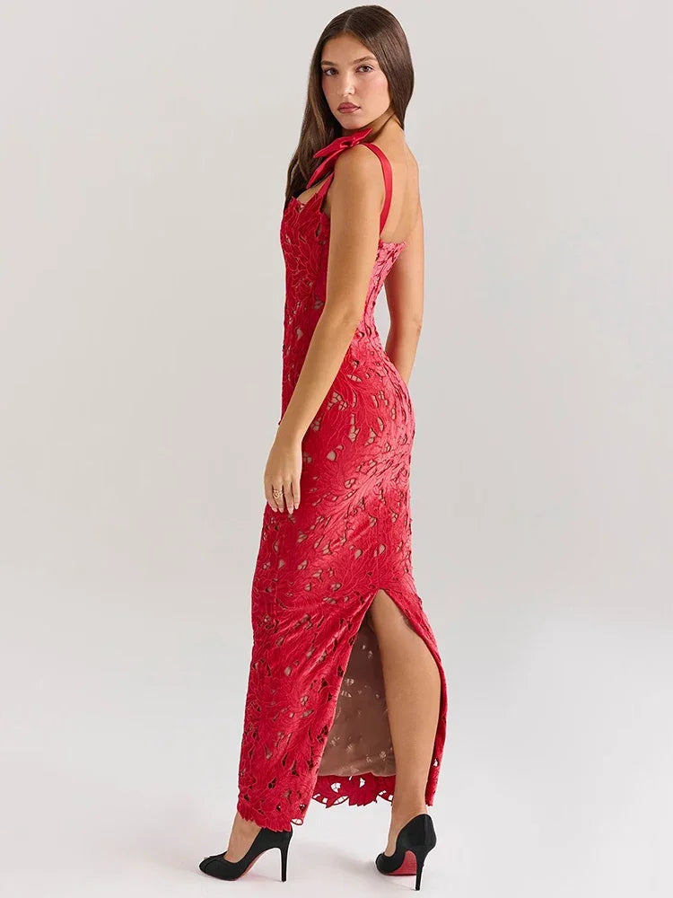 Harmony Lace Maxi Dress Luxlife Brands